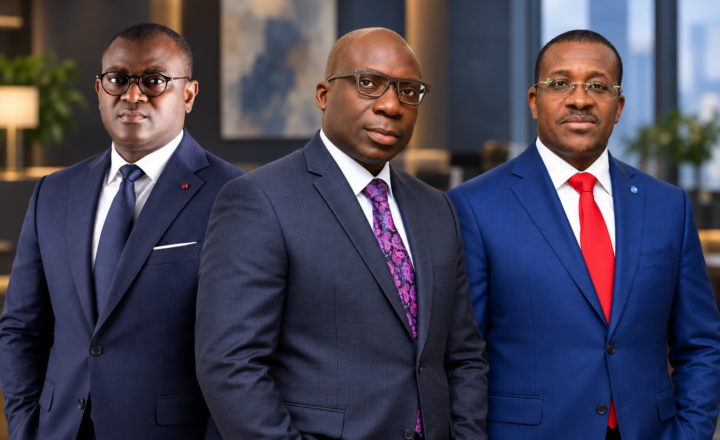 Arsène Dansou, Abdel Mumin Zampalegre et Jean-Jacques Golou : le trio de tête de la banque béninoise en 2025