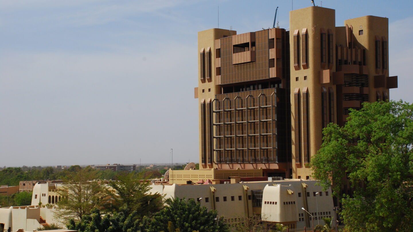 Bâtiment de la BCEAO à Ouagadougou, au Burkina Faso