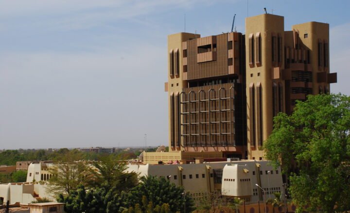 Bâtiment de la BCEAO à Ouagadougou, au Burkina Faso